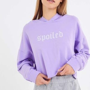 Urban Outfitters Spoiled Cropped Sweatshirt